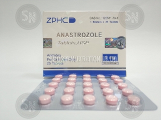 Zhengzhou Anastrozole 1mg (Анастрозол) 25 таб
