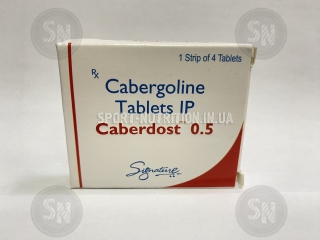 Signature Cabergoline (Каберголин) 4 tablets 0.5mg